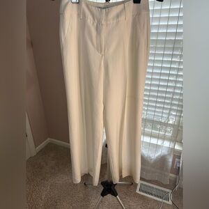 Trina Turk Cream Wide Leg Pants